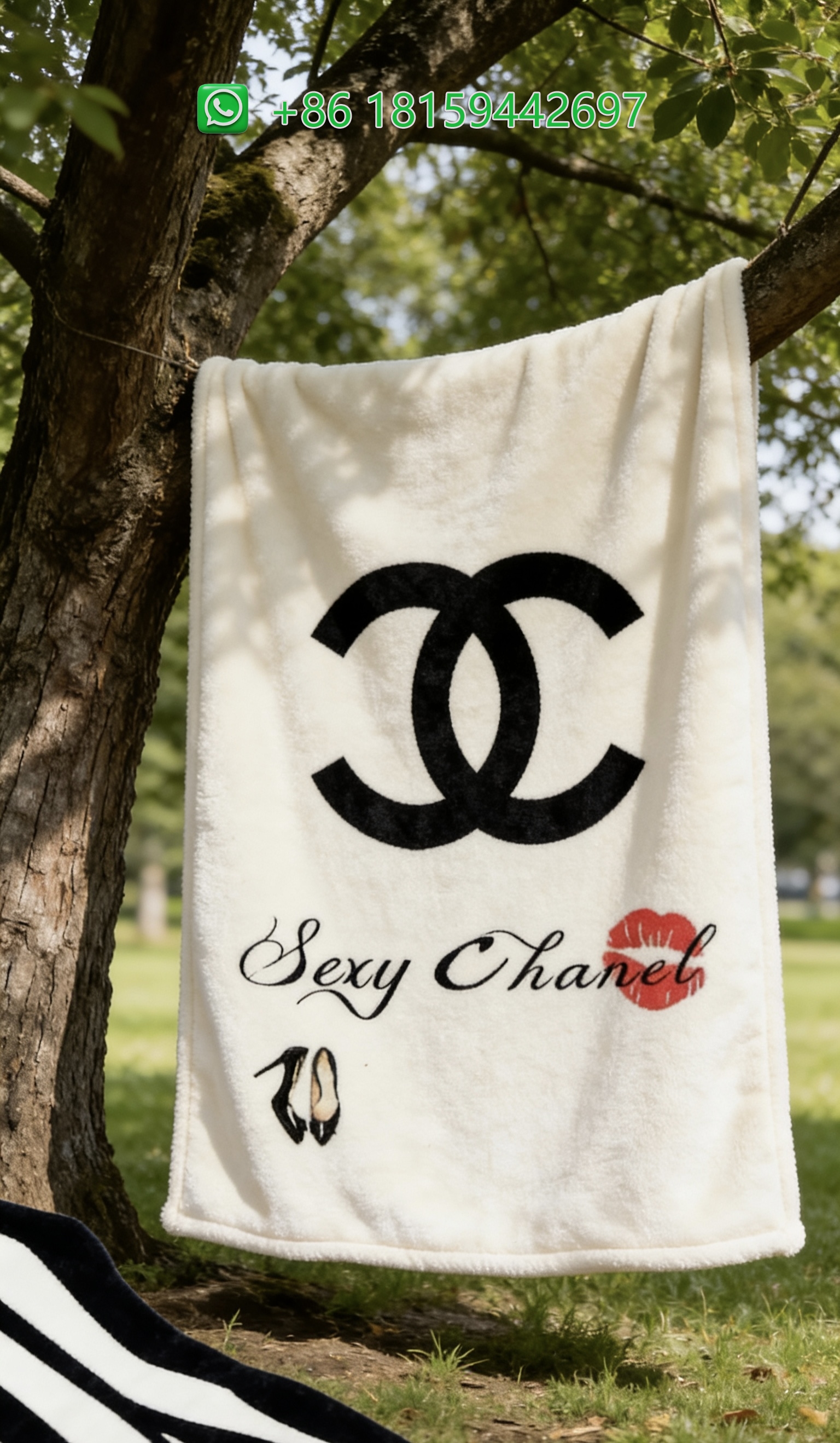 Chanel Throw Blankets
